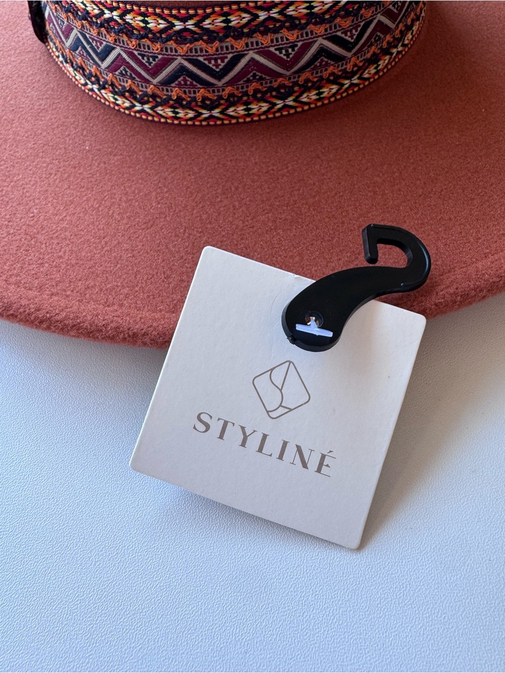 STYLINE Rust Wide Brim Rancher Hat Boho Western Fedora - Picture 8 of 8